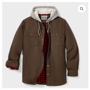 Duluth Trading Co. Men's Fire Hose Hooded Limber Jacket Size XL